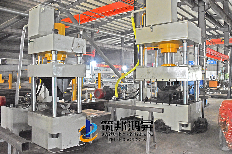 電力鐵塔制作設備－四柱壓力機